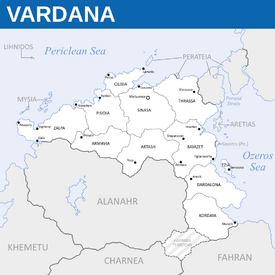 Political Map of Vardana