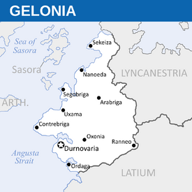 Political Map of Gelonia