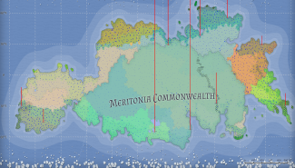 Location of Meritonia