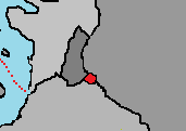 Montemera (red) bordered by Shoassau, Drambenburg, and Avergnon