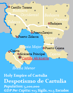 Map of Cartulia.