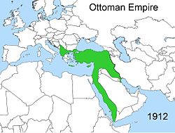 Location of Ottoman Empire