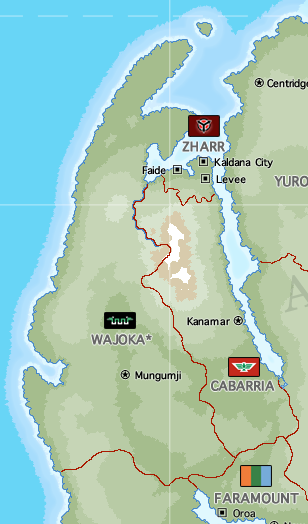 Map of Wajoka
