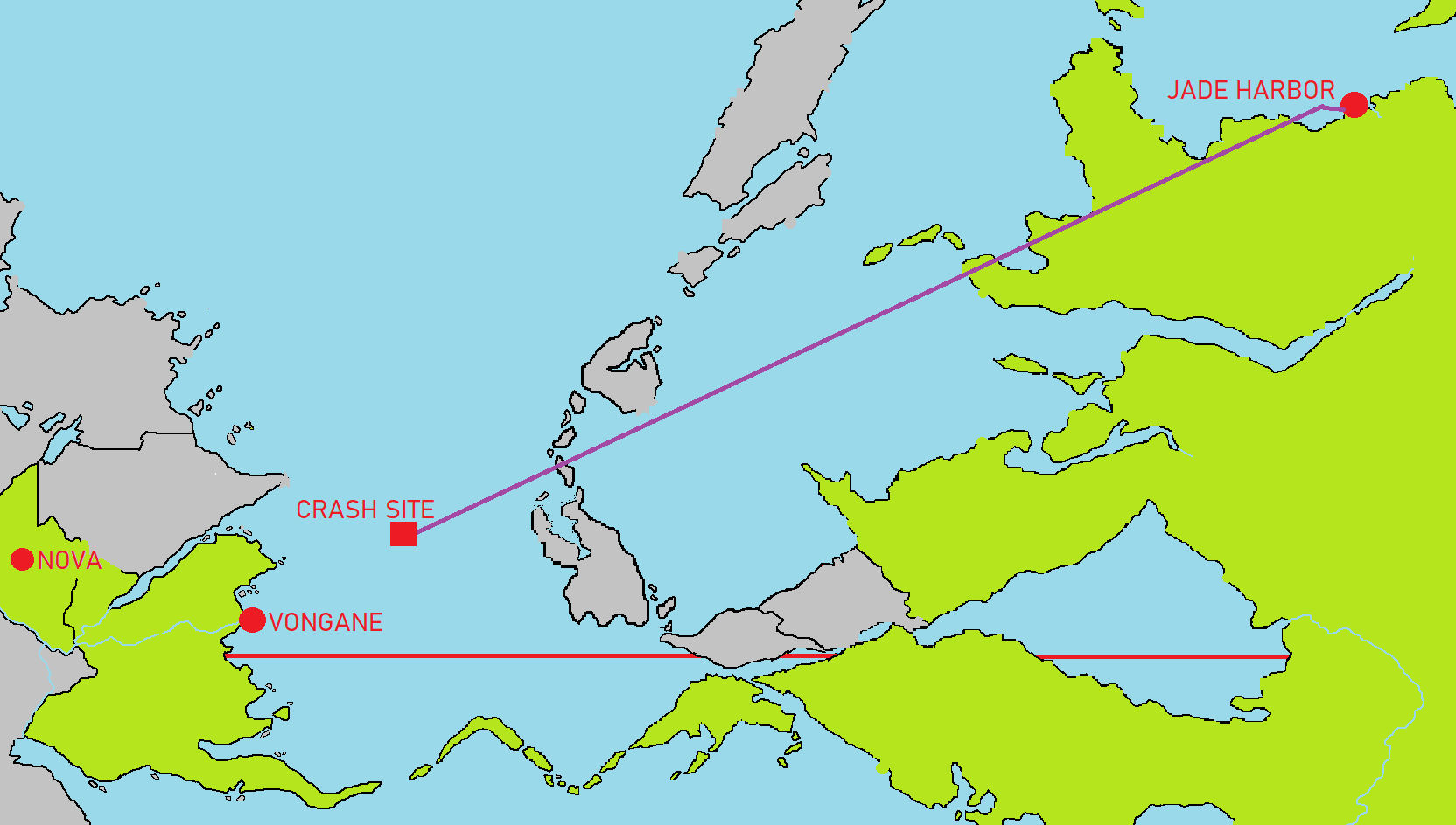 Location of the explosion of Air Andaluni Flight 553