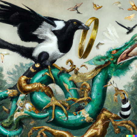 File:Seventeenth-century allegory for the Magpie and the Dragon (DALL·E).jpg
