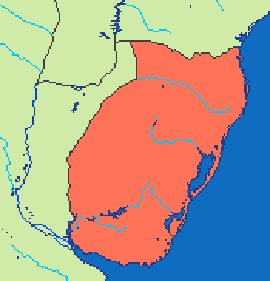 Leatheriver, in the Southern Cone of South America