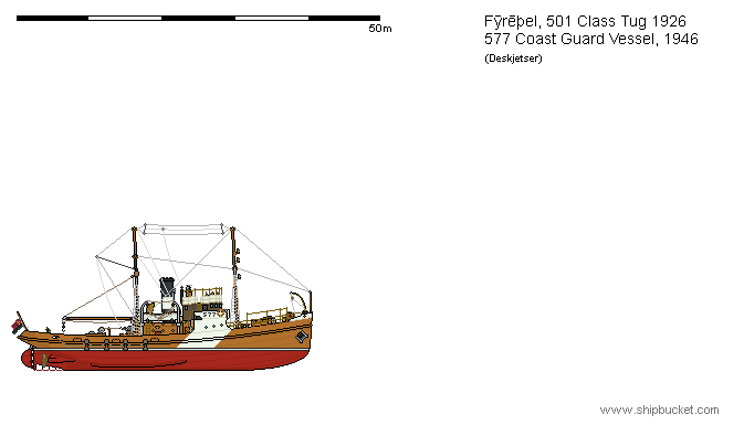 File:501 Class Tug, 577 Coast Guard Vessel, 1946.png