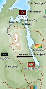 Location of Zharr