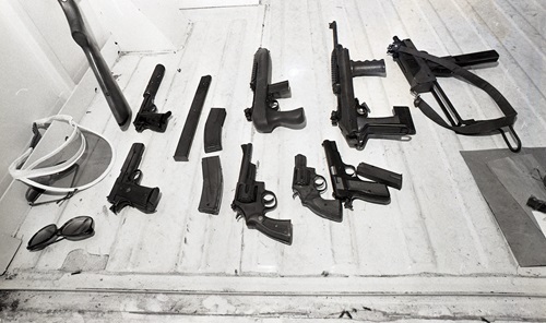 File:Confiscated Firearms in Pietersburg, 1980s.jpg