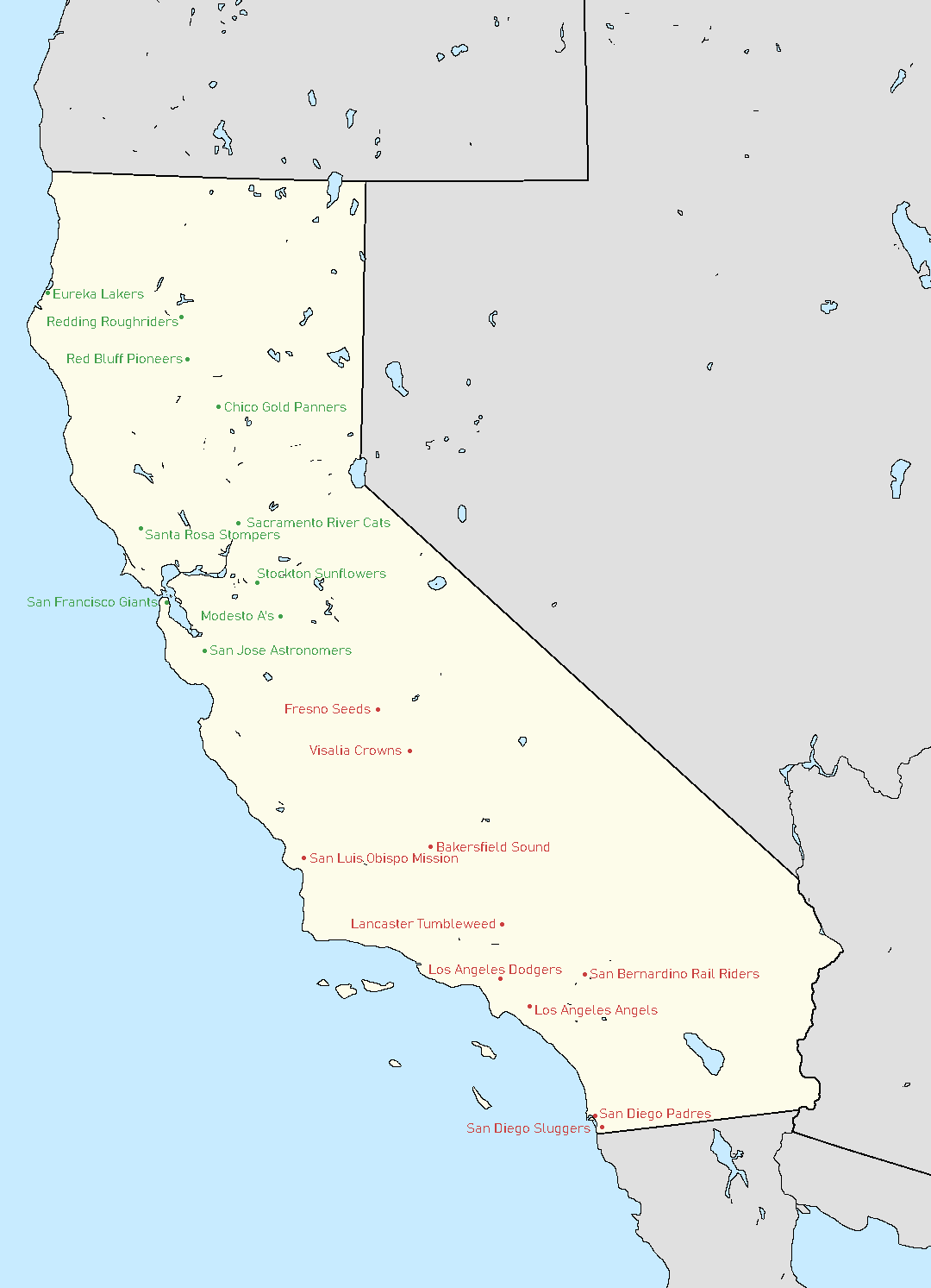 California Baseball League Map.png