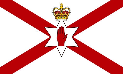 File:500px-Saint Patrick's flag for Northern Ireland crowned.svg.png