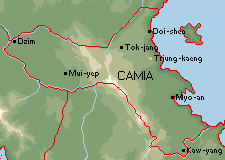 Map of Camia