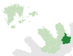 Espin (dark green) in Maltropia (light green)