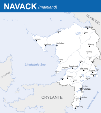 Location of Navack