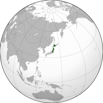North Japan's borders
