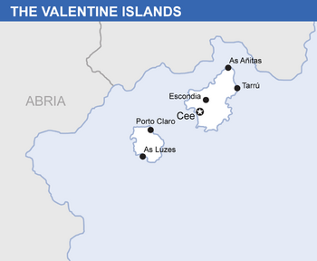The Valentine Islands in Cardia