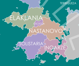 Map of Nastanovo with Cesyllian Neighbors