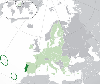 Location of Aviz Portugal