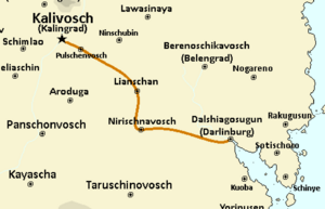 Kalivosch-Dalschiagogusun Route Map.png