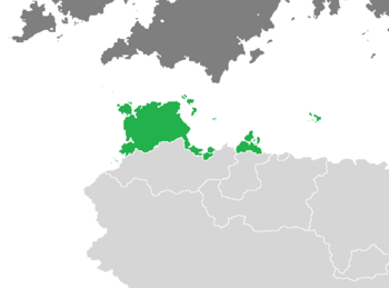 Location of the  CSSLC  (green) in Scipia  (light grey)