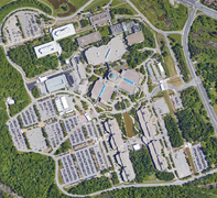 Satellite view of the OND-Raven Campus, the headquarters of the National Office of Defence and the Armed Forces Defence Council.