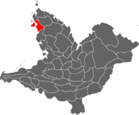 Location of Oxmal in the Xuman Peninsula
