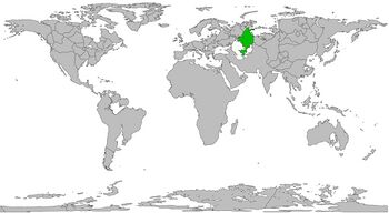 Location of Qazin in the World.