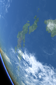 Satellite image of the Senrian archipelago.png