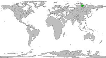 Location of Tempor in the World.