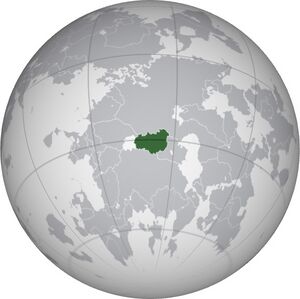 Location of Zangoaistan on the globe.