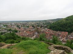 Vue de Thann dans le Haut-Rhin dans le Nord du pays