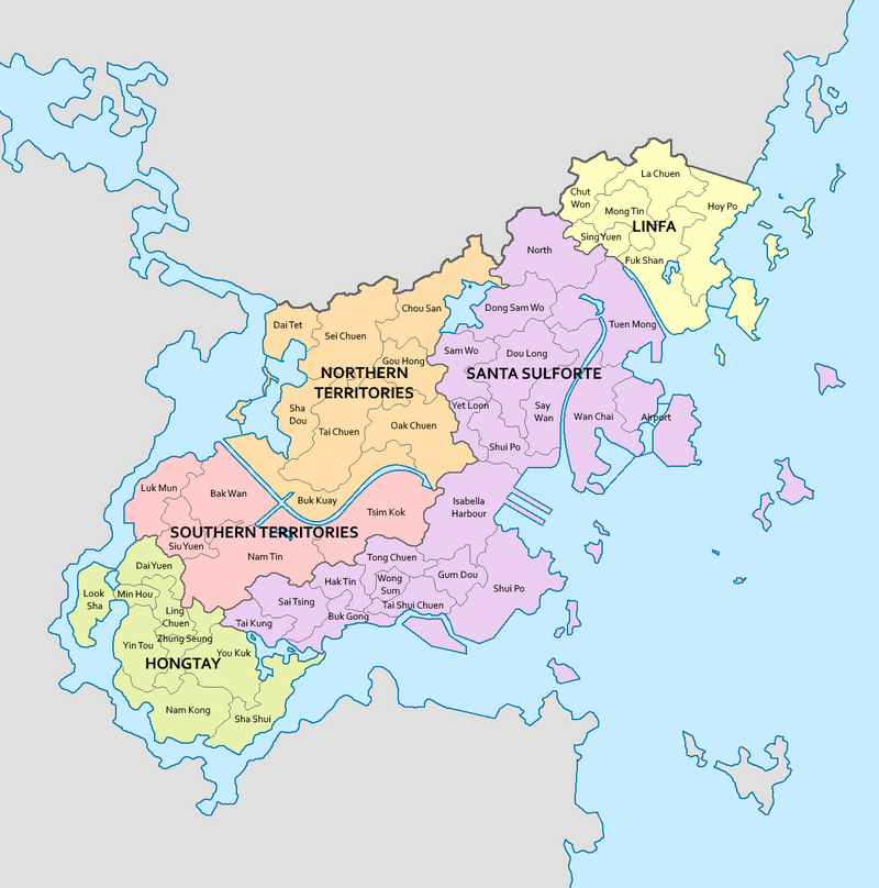 District map of Hoy Kok