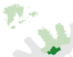 Snowheight (dark green) in Maltropia (light green)