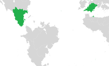 Members (green) of the Organization of Organization of Latin States.