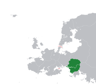 The Kiezan Empire (green) in Ventismar