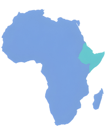 Location of Asayita (turquoise) in Africa