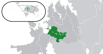 Location of  Dulebia  (green) in Berea  (dark grey)