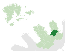 Montrose (dark green) in Maltropia (light green)