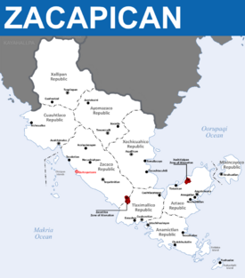 Location of Zacapican