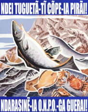 Fishing industry poster