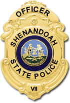 Shenandoah State Police badge