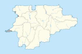 Location of Queensport (red) within Nakong