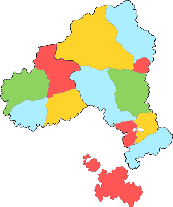 Administrative regions of Salvia