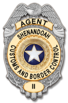 Shenandoah Customs and Border Control badge