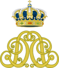 Royal cypher monogram of Dorothea I