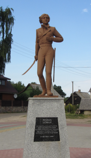 Statue in Grast.