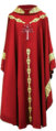 Ceremonial robes for a Referendary od the Treasury. Colours other than Black are employed by different branches of King's government. The Crowned White Tree is the common emblem, emphasising the devotion to the King.
