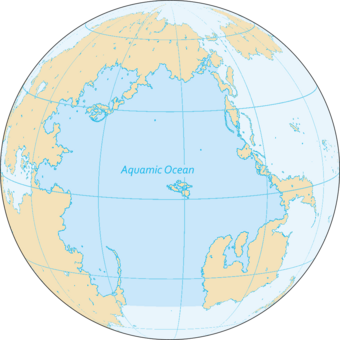 Extent of the Aquamic Ocean