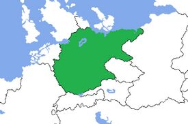 Altenland (dark green) in Cybelleum