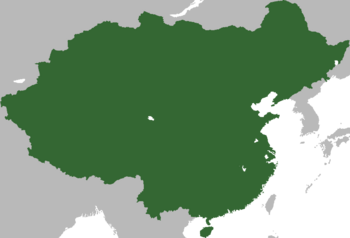 Location map of China   Mongolian Autonomous Federation